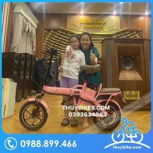 Xe đạp điện trợ lực LIHAZE gấp gọn tiện lợi